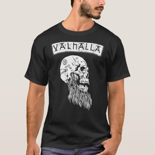 Valhalla Warriors Berserker Vikings Odin Ragnar Ba T_Shirt