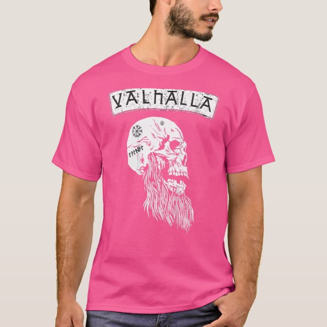 Valhalla Warriors Berserker Vikings Odin Ragnar Ba T-Shirt (Front)