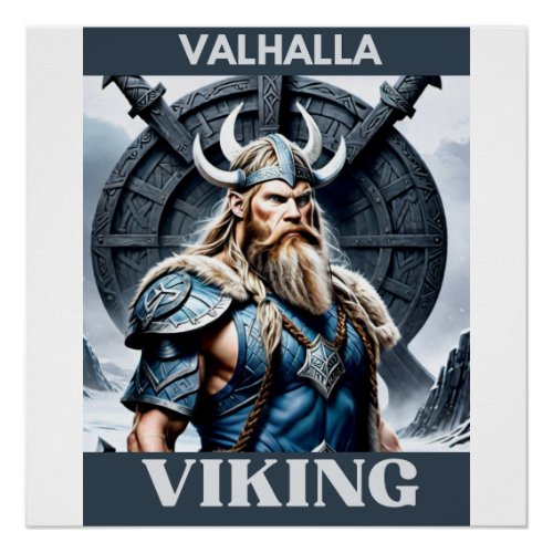 Valhalla Where Warriors Feast and Heroes Are Born Poster