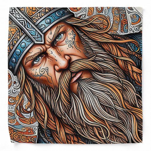 Valhallas Valor The Viking Warrior Bandana