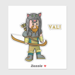 Vali Norse Mythology Sticker