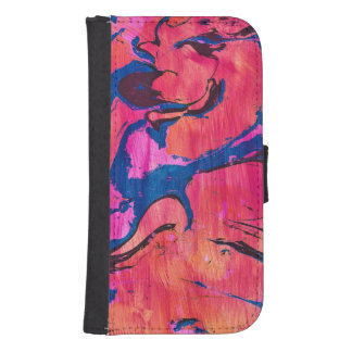 Valiant 1 Red Blue Ebru Style Abstract Phone Case