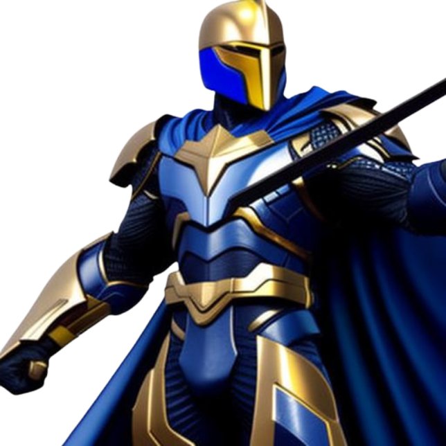 Valiant Knight Round Pillow (Creator Uploaded)