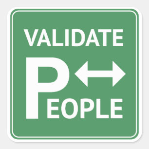 Validate People ~ reminder parking sticker DBT BPD