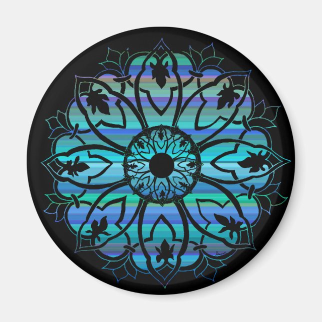 Valium Pane Midnight Magnet (Front)