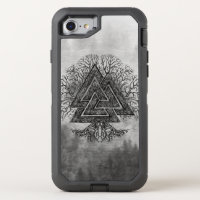 Valknut and Tree of Life Yggdrasil