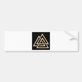 Valknut Bumper Sticker
