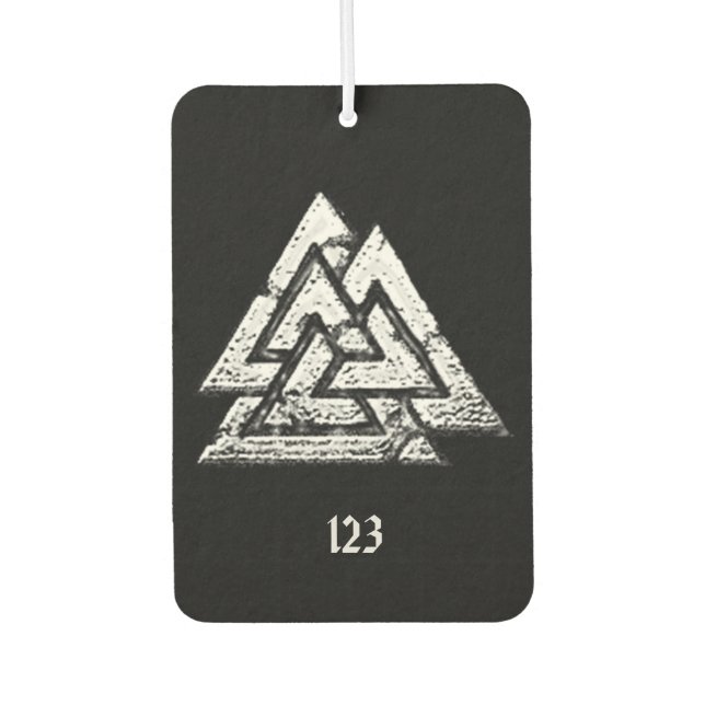 Valknut~ Car Air Freshener (Front)