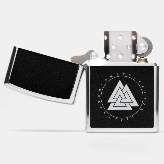 Valknut Circle Runes Lighters (Opened)