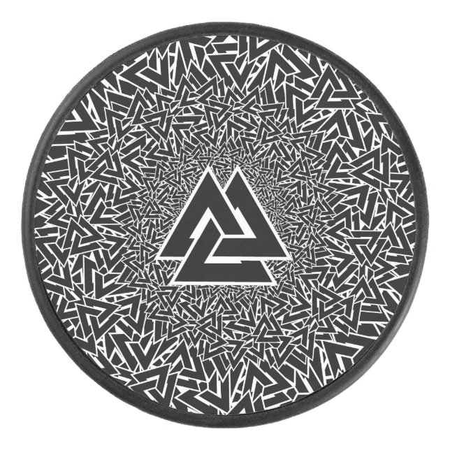 Valknut Hockey Puck (Front)