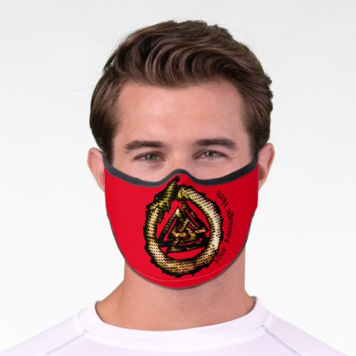 Valknut Ouroboros Premium Face Mask