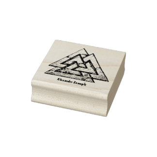 Valknut Rubber Stamp