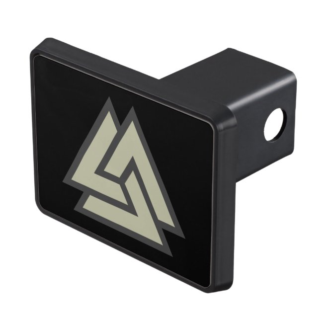 Valknut symbol hitch cover (Top Right)