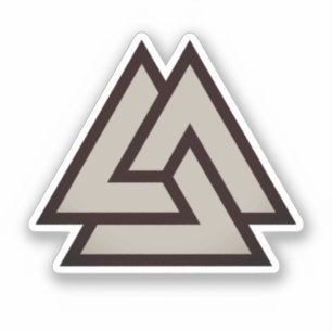 Valknut symbol sticker