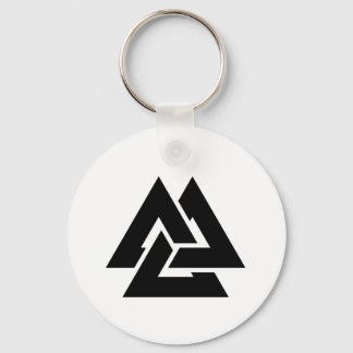 Valknut Symbol triquetra Keychain