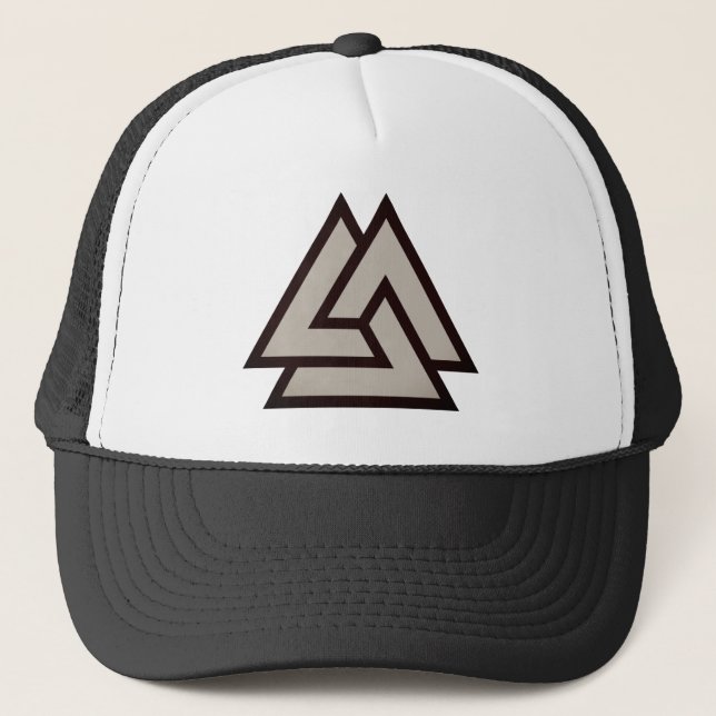Valknut symbol trucker hat (Front)