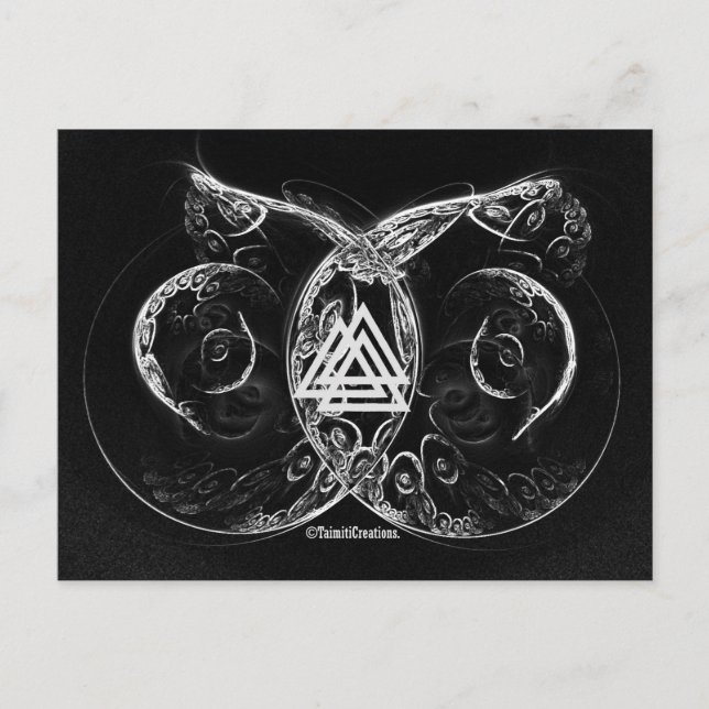 Valknut - Viking's raising Postcard (Front)