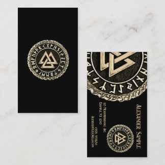 Valknut (WindingGOLD) Business Card
