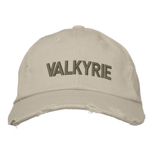 Valkyrie Custom Distressed Baseball Cap