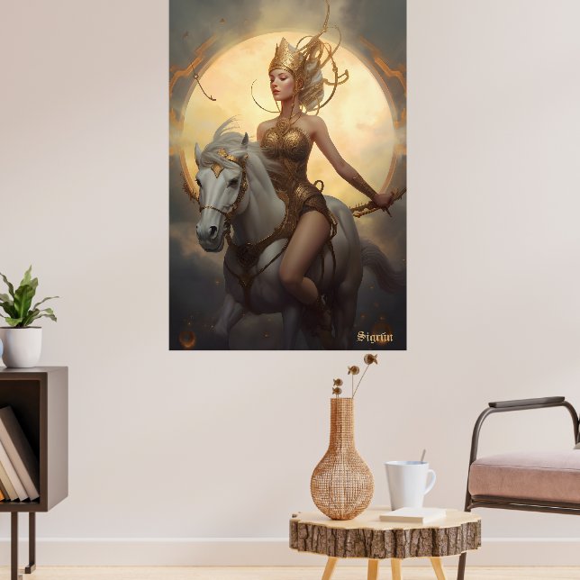 Valkyrie Sigrún  Poster (Living Room 3)