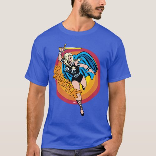 Valkyrie Swings Her Sword T_Shirt