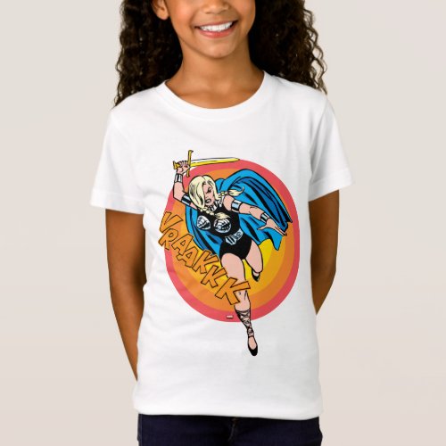 Valkyrie Swings Her Sword T_Shirt