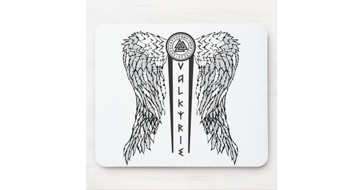 Valkyrie wing Fallen angel warrior woman' Mouse Pad