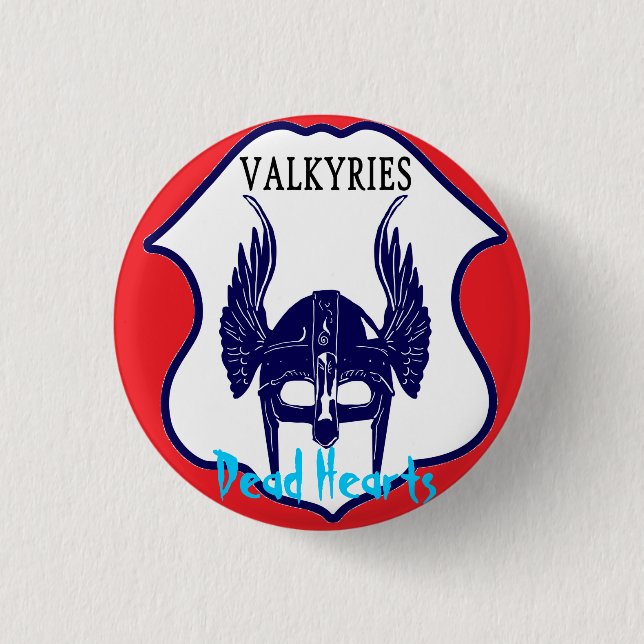 Valkyries - Dead Hearts novels Button (Front)