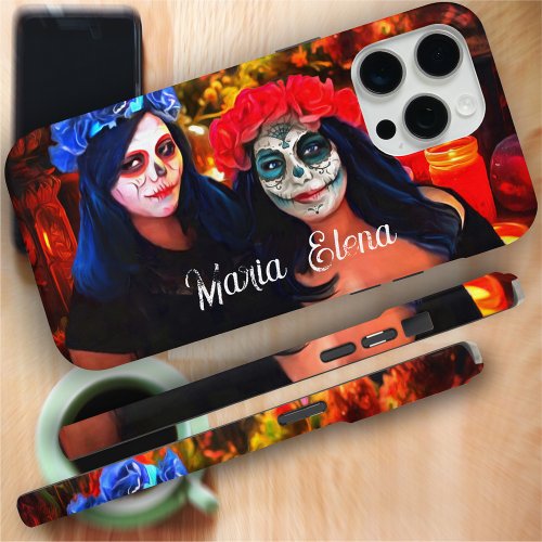 Vallarta Catrinas with Flowers  Candles 1718 iPhone 15 Pro Max Case