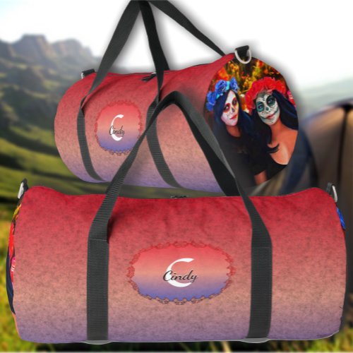 Vallarta Catrinas with Flowers  Candles 1718 Duffle Bag