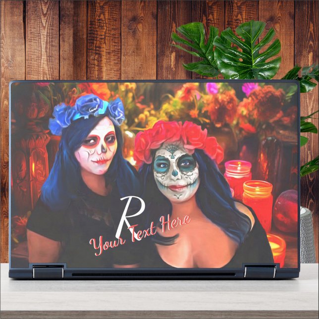 Vallarta Catrinas with Flowers & Candles 1718 HP Laptop Skin (Creator Uploaded)