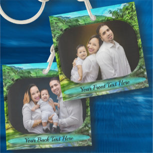 Vallarta Family River South 0366 Keychain