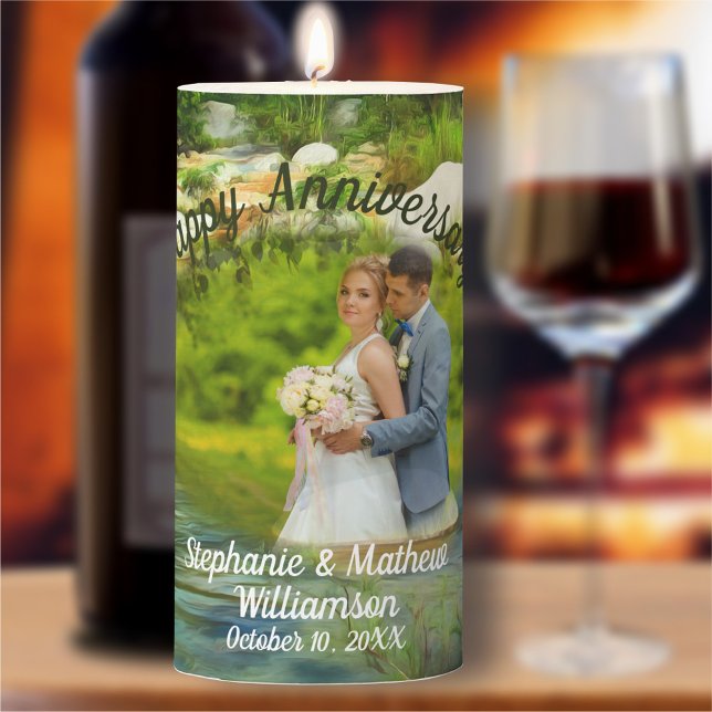 Vallarta River Anniversary 0366 Pillar Candle (Creator Uploaded)