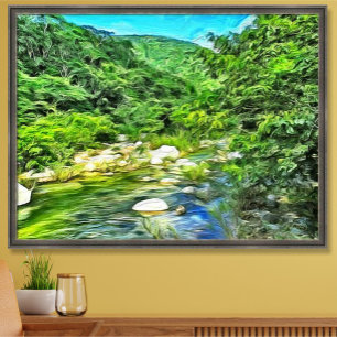 Vallarta River South 0366 Art Print