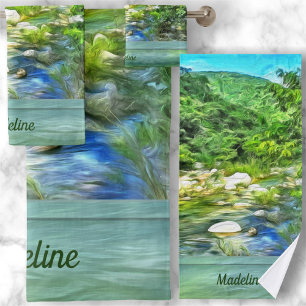 Vallarta River South 0366 Bath Towel Set