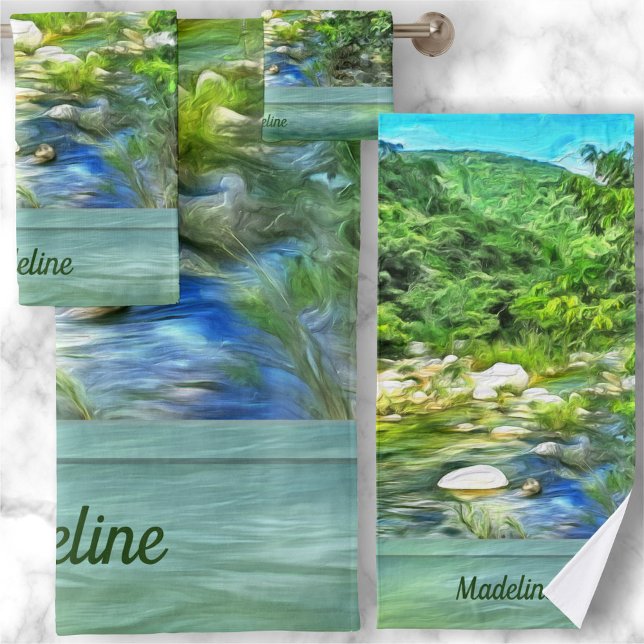 Vallarta River South 0366 Bath Towel Set (Creator Uploaded)