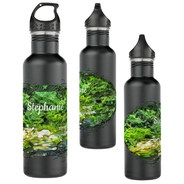 Vallarta River South 0366 Stainless Steel Water Bottle (Creator Uploaded)