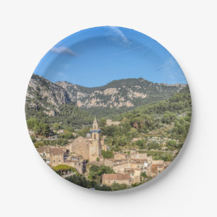Valldemossa old village - Mallorca, Spain Paper Plates