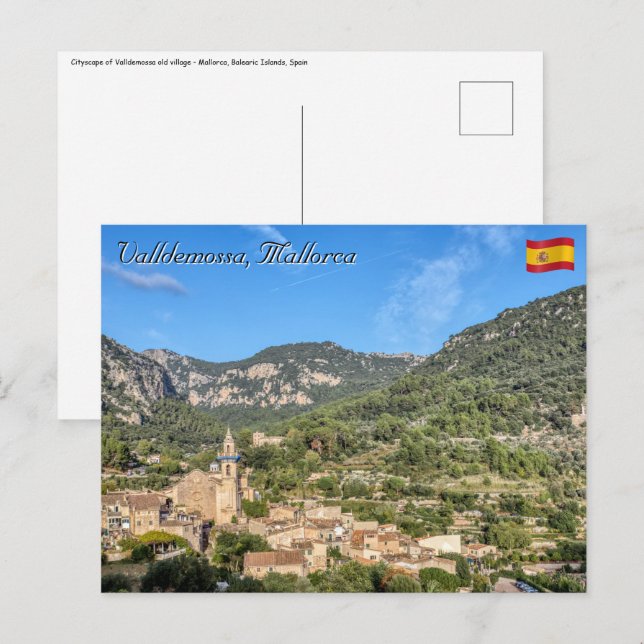 Valldemossa old village - Mallorca, Spain Postcard (Front/Back)