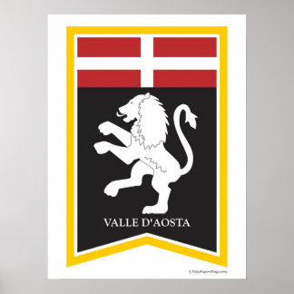 Valle D'Aosta Italy Region Poster