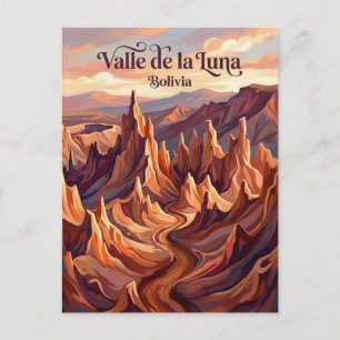 Valle de la Luna Bolivia Postcard