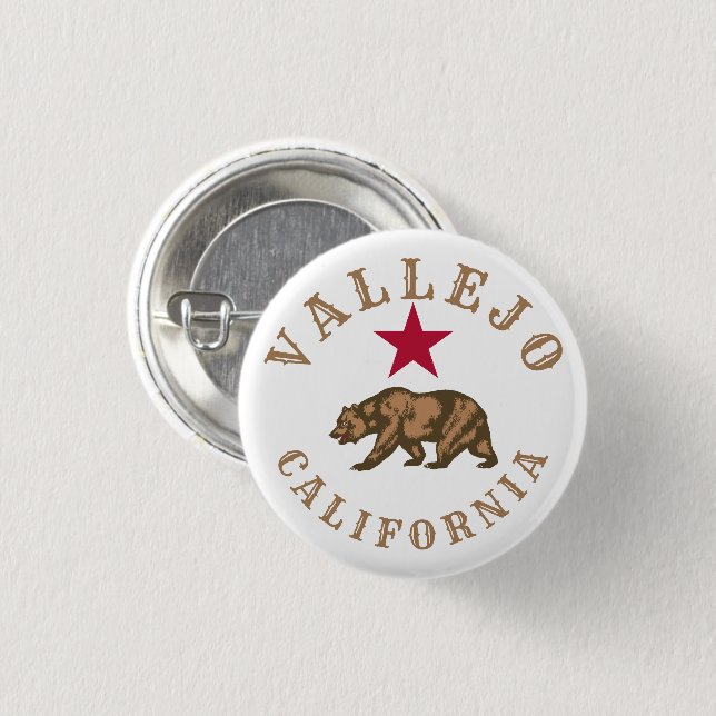 Vallejo, California Button (Front & Back)