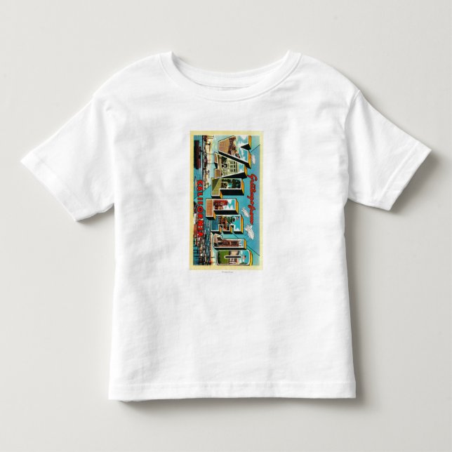 Vallejo, California - Large Letter Scenes Toddler T-shirt (Front)