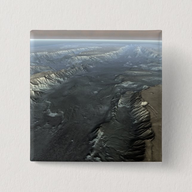 Valles Marineris, the Grand Canyon of Mars Button (Front)