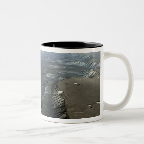 Valles Marineris the Grand Canyon of Mars Two_Tone Coffee Mug