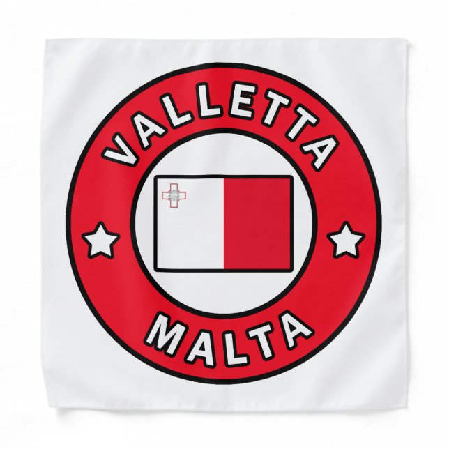 Valletta Malta Bandana (Front)