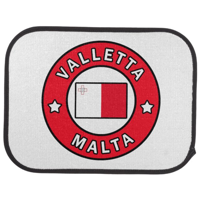 Valletta Malta Car Floor Mat (Rear)