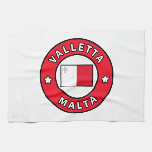 Valletta Malta Kitchen Towel