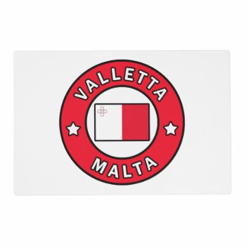 Valletta Malta Placemat by KellyMagovern at Zazzle