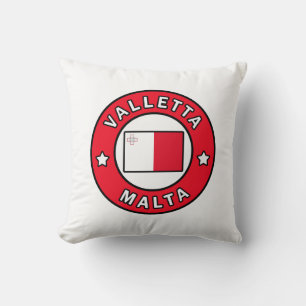 Valletta Malta Throw Pillow